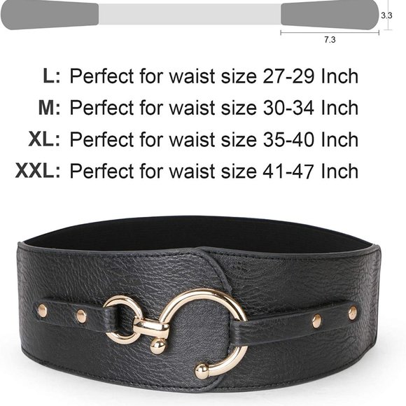 Women\'s Fashion Vintage Wide Elastic Stretch main image 12
